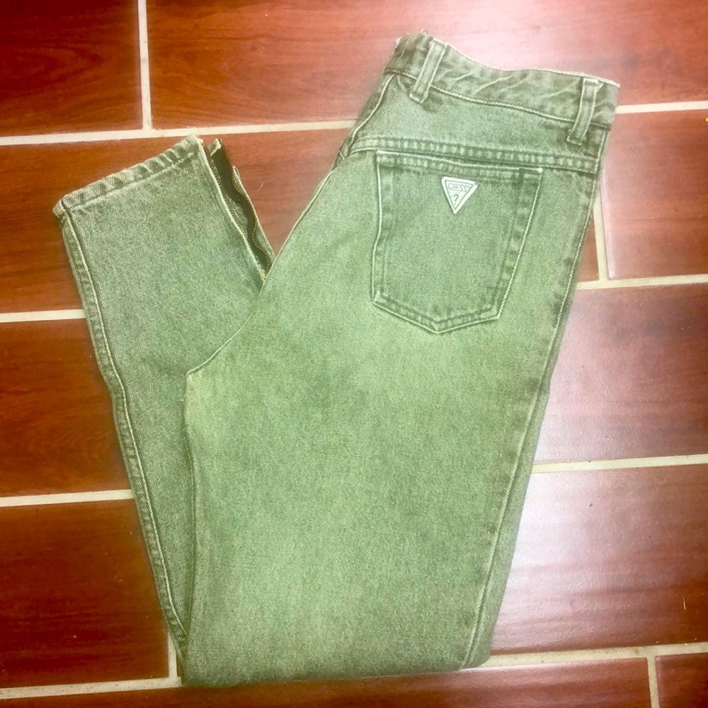 RARE Vintage Guess Jeans with Zip Ankle Size 32